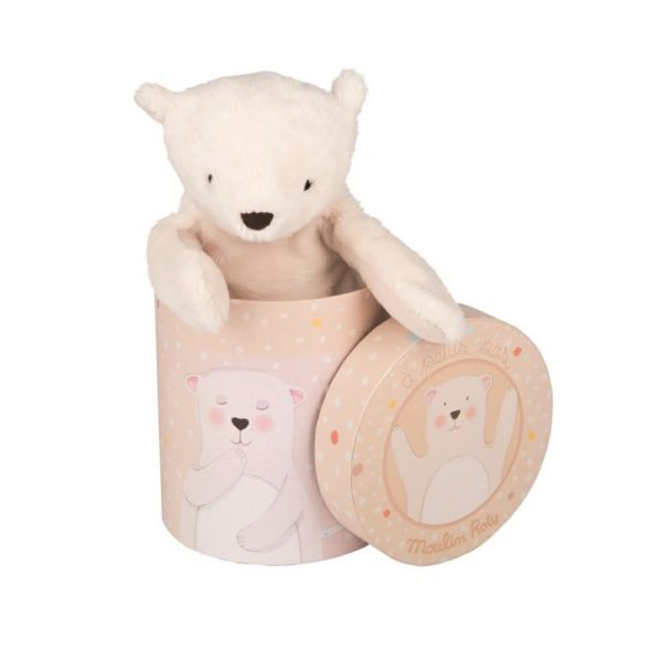 Moulin Roty A Petits Pas White Bear Soft Toy