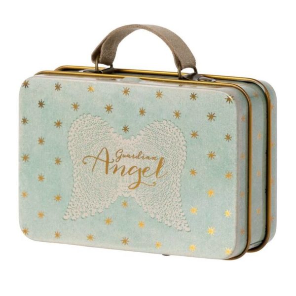 Maileg Little Sister Angel Mouse Suitcase
