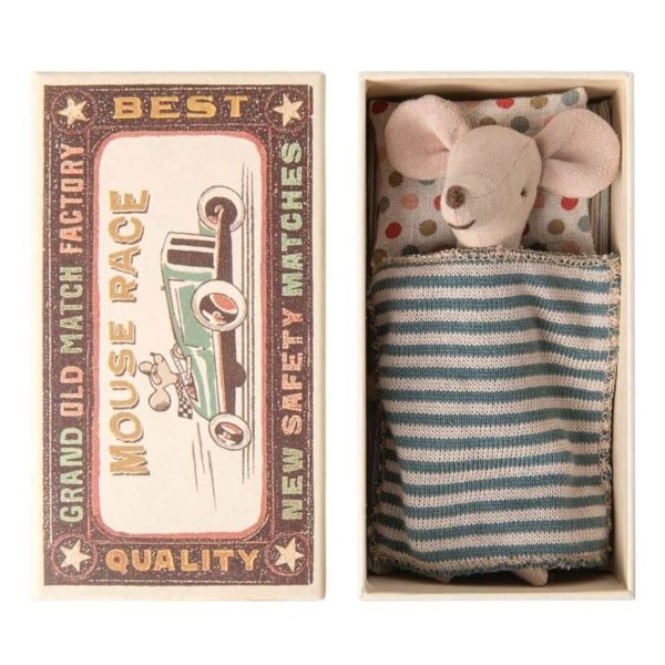 Maileg Big Brother Mouse in Matchbox