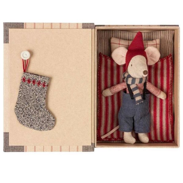 Maileg Big Brother Christmas Mouse in Book