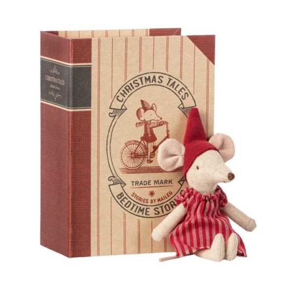 Maileg Big Sister Christmas Mouse in Book