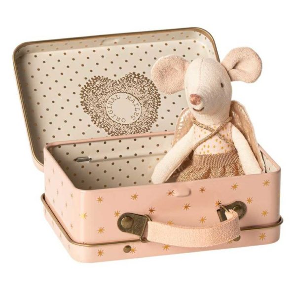 Maileg Guardian Angel Mouse in Travel Tin