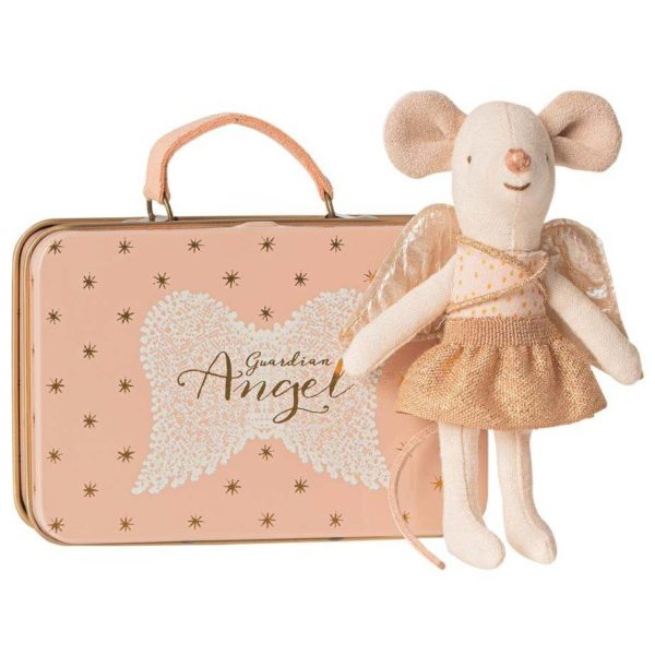 Maileg Guardian Angel Mouse in Tin