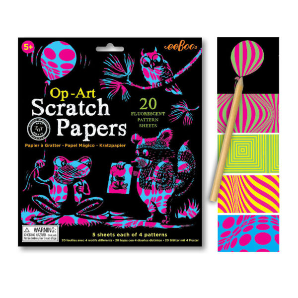 Scratch Papers Fluorescent by eeBoo