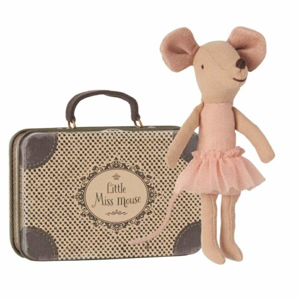 Ballerina Mouse in Travel Suitcase
