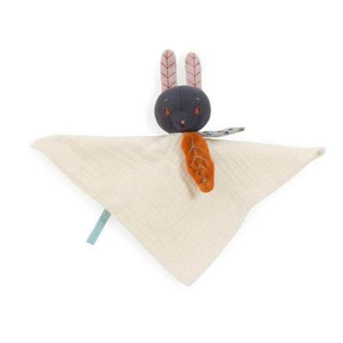 moulin Roty Apres La Pluie Rabbit Muslin Comforter