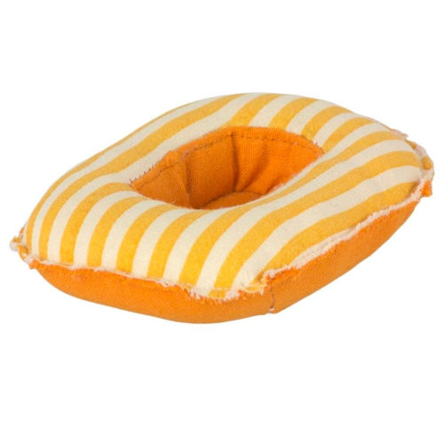 Maileg Rubber Boat Yellow Stripes