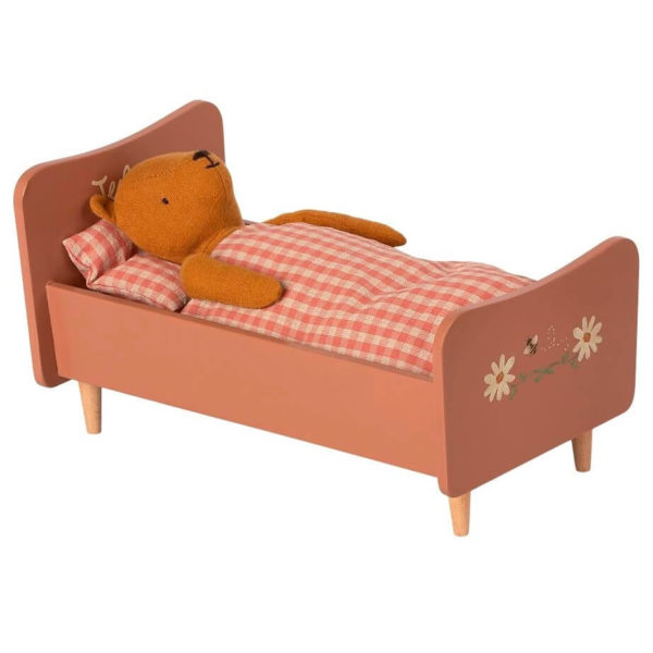 Maileg Wooden Bed Teddy Mum