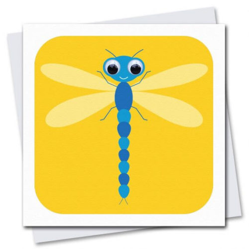 Stripey Cats Dragonfly Card