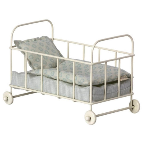 Maileg Micro Cot Bed Blue
