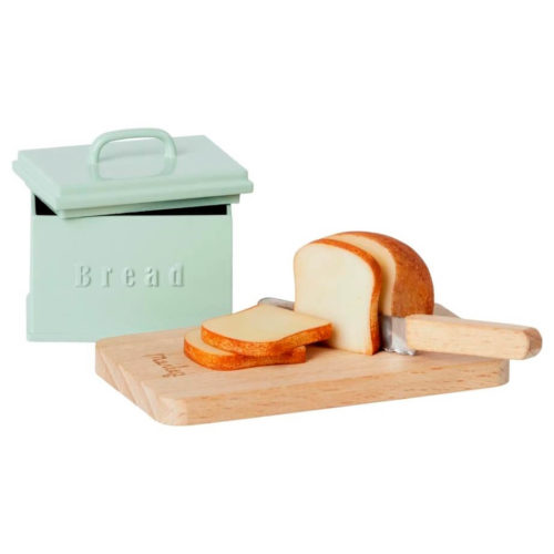 Maileg Miniature Bread Box with Cutting Board
