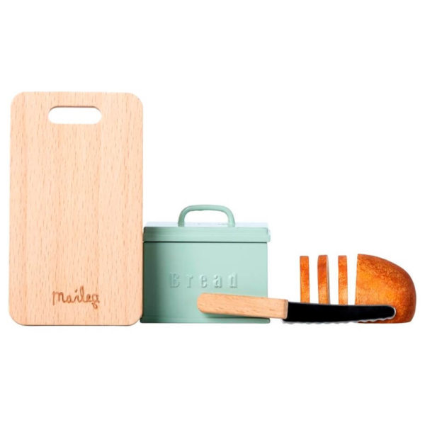 Maileg Miniature Bread Box with Cutting Knife