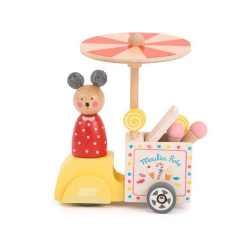 Grand Family Wooden Ice Cream Tricycle