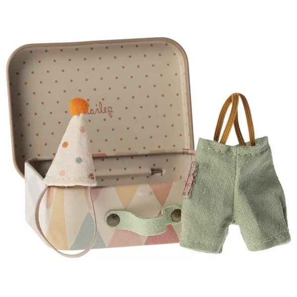 Maileg Little Brother Clown Clothes Suitcase