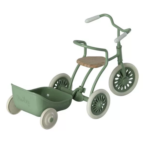 Maileg Mouse Tricycle Green