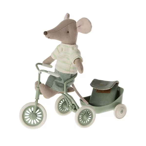 Maileg Big Brother Tricycle Mouse Green