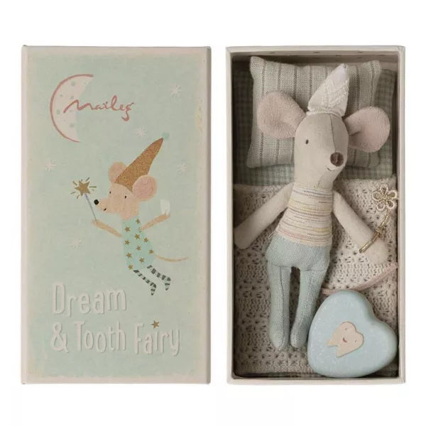 Maileg Little Brother Tooth Fairy Matchbox Mouse