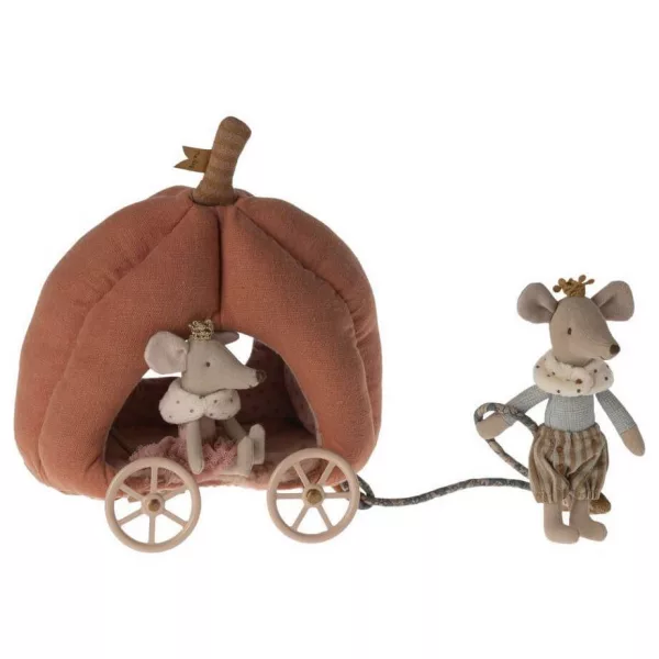 Maileg Mouse Pumpkin Carriage